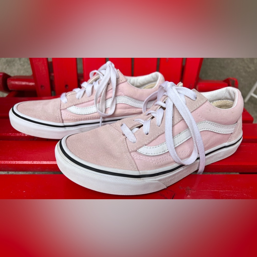 Light pink Vans